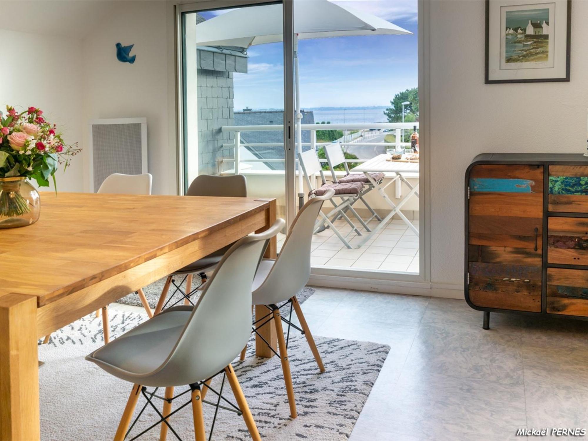 Larmor-Plage : Appartement T3 Avec Terrasse Et Garage - Fr-1-349-155 מראה חיצוני תמונה